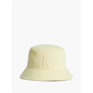 Image of Calvin Klein Jeans Monogram Bucket Hat - Yellow
