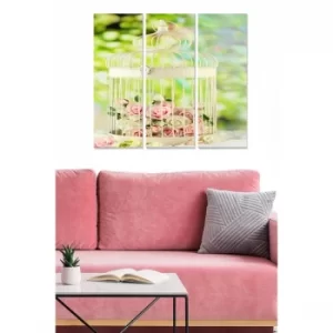 Image of MDF3950587 Multicolor Decorative MDF Painting (3 Pieces)