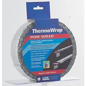Image of Thermawrap Spiral Foil Wrap Insulation 50mm x 7.5m