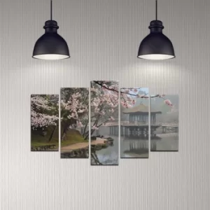 Image of 5DMDF-34 Multicolor Decorative MDF Painting (5 Pieces)