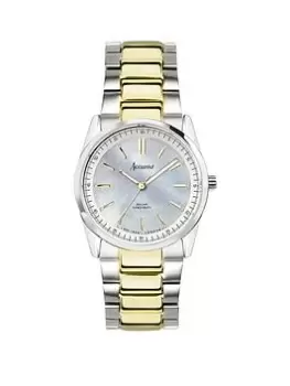 Image of Accurist Ladies Everyday Solar Two Tone Stainless Steel Bracelet 30mm Watch, Two Tone, Women