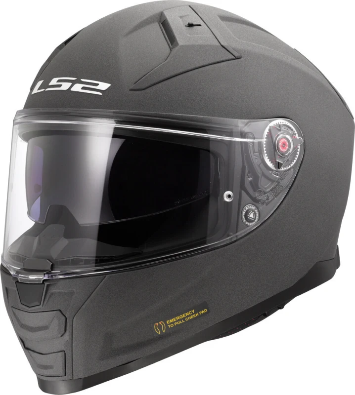 Image of LS2 FF811 Vector II Concrete Helmet, grey, Size XS for Men