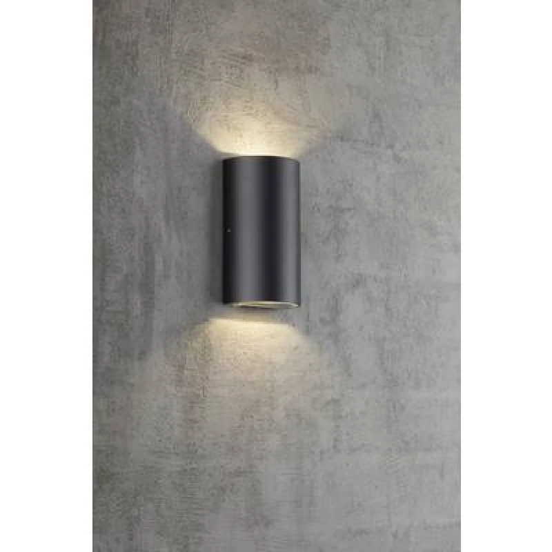 Image of Nordlux Nordlux Rold 84141003 LED outdoor wall light LED (monochrome) Built-in LED 10 W Black 84141003