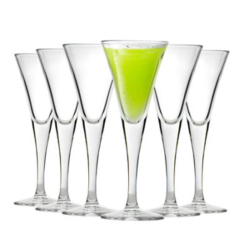 Image of Bormioli Rocco Fiore Sherry Glasses - 55ml - Pack of 6 Clear