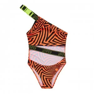 Image of Nicce Sierra Swimsuit Womens - Shocking Orange