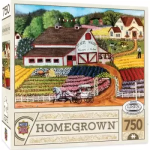 Image of Masterpieces Puzzle Homegrown Fresh Flowers Puzzle 750 piece jigsaw puzzle