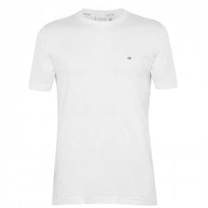Image of Calvin Klein Liquid Tonal T Shirt - Bright White