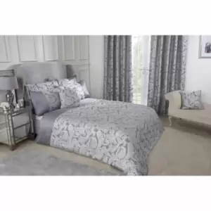 Image of Emma Barclay Duchess Duvet Set King Bed Silver