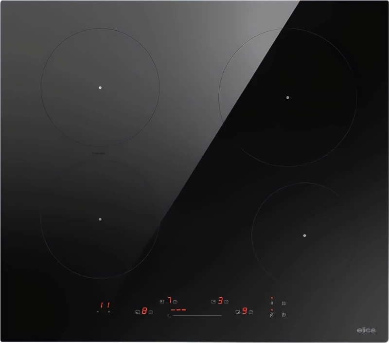Image of Elica Primis 60cm 4 Zone Induction Hob PRIMIS-604-PLUS Black