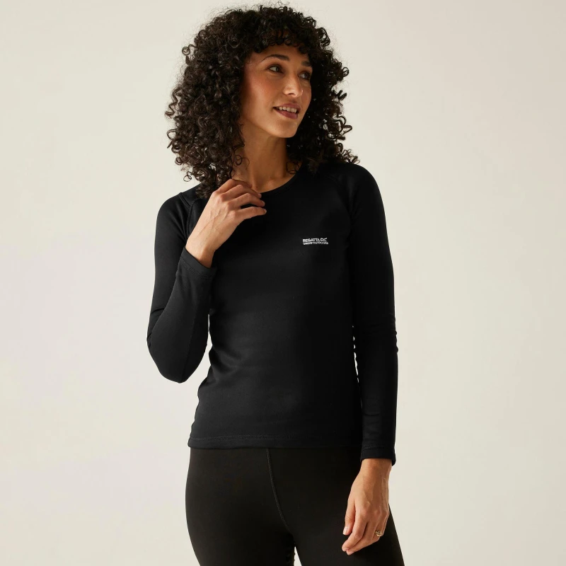 Image of Regatta Thermal Base Layer Set Black female 10
