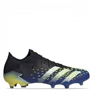 Image of adidas Predator Freak .1 Low FG Football Boots - Black/SolYellow