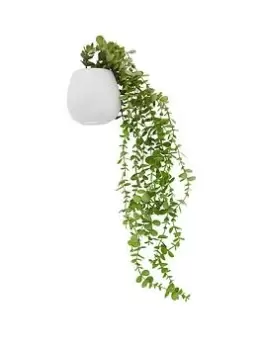 Image of Premier Housewares Fiori Trailing Ivy In White Pot