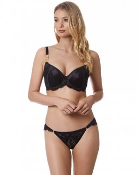 Image of Bluebella Hecate Black Balcony Bra