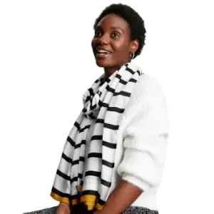 Image of Joules Womens Eco Conway Woven Lightweight Rectangle Scarf One Size