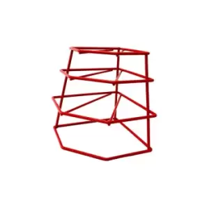 Image of Delfinware Wireware Red 4 Tier Plate Stacker