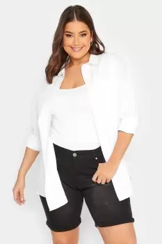 Image of Distressed Denim Shorts