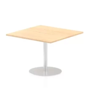 Image of Italia Poseur Table Square 1000/1000 Top 725 High Maple