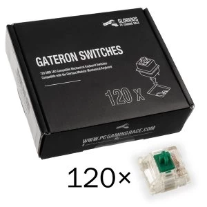 Image of Glorious PC Gaming Race Gateron Green Switches - Linear Clicky (120 pieces)