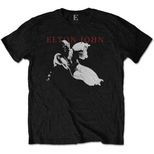 Image of Elton John - Homage 1 Mens Medium T-Shirt - Black
