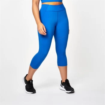 Image of USA Pro X Courtney Black Transform Capris - Blue