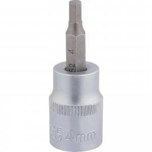 Image of Draper Expert 3/8" Drive Hexagon Socket Bit Metric 3/8" 4mm