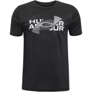 Image of Under Armour Vented Short Sleeve T Shirt Junior Boys - Black