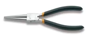 Image of Beta Tools 1010 Long Round Knurled Nose Pliers 160mm Slip-Proof Handle 010100006