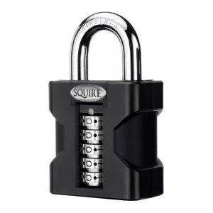 Image of Squire SS50 Stonghold Steel Open Shackle Recodable Combination Padlocks