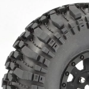 Image of Fastrax 1:10 Crawler Rocko 1.9 Mounted Scale Wheel Black