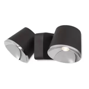 Image of Drone Integrated LED Dome Wall / Ceiling Light Chrome, Brown