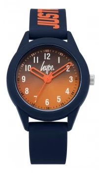 Image of Hype Navy Silicone Strap Watch