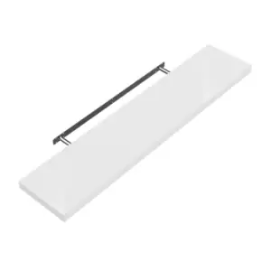 Image of Floating Shelf High-Gloss White 70cm