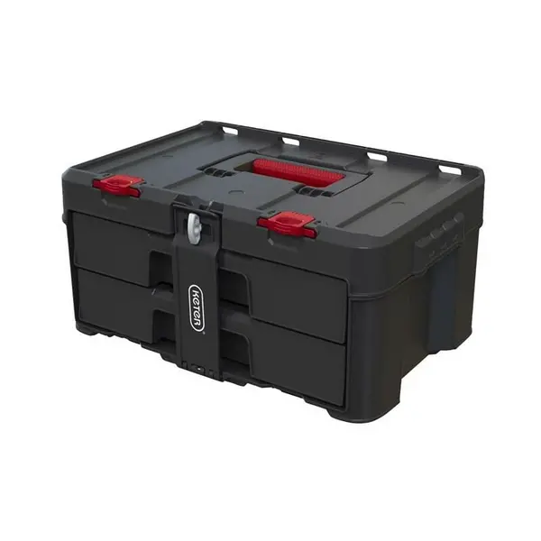 Image of Keter Keter - Roc 253384 Stack n Roll 2-Drawer Tool Box Case Unit KETSNR2DU 253384