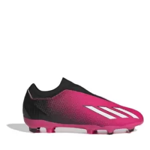 Image of adidas X. 3 Firm Ground Football Boots Juniors - Pink