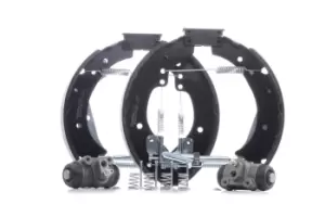 Image of Bosch Brake Set, drum brakes FIAT,PEUGEOT,CITROEN 0 204 114 508 42412S,42414T,95616883 42412S,42414T,95616883