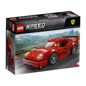 Image of LEGO Speed Champions - Ferrari F40 Competizione Minifigure Building Set (75890)