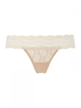 Image of b.temptd Lace kiss thong Nude
