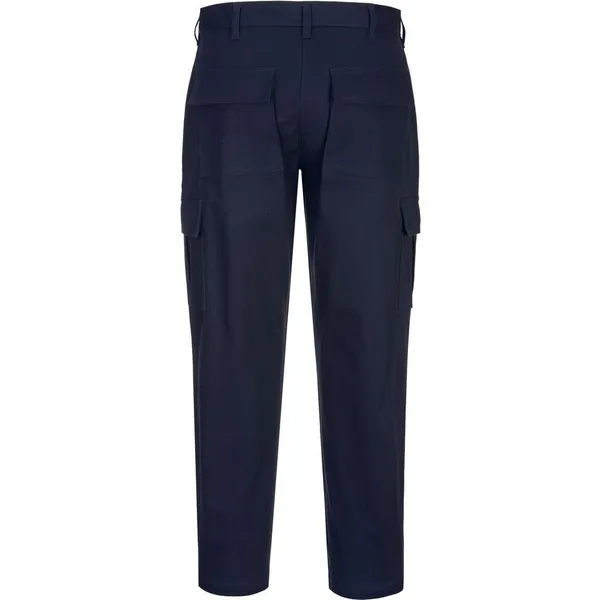 Image of Portwest Womens Stretch Cargo Trousers S233DNR26 Colour: Dark Navy