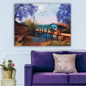 Image of 274654277_70100 Multicolor Decorative Canvas Painting