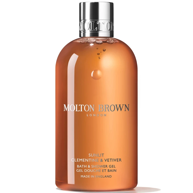 Image of Molton Brown Sunlit Clementine and Vetiver Bath & Shower Gel 300ml