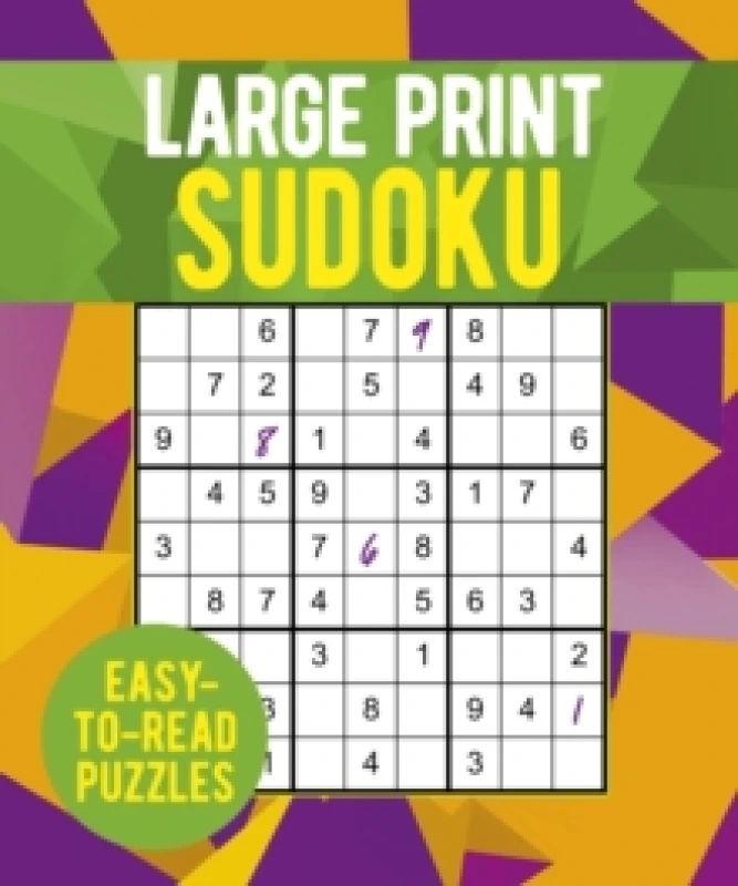 Image of Large Print Sudoku : Over 250 Easy-to-Read Puzzles Paperback / softback