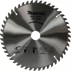 Image of Makita Wood Cutting Circular Saw Blade 260mm 60T 30mm