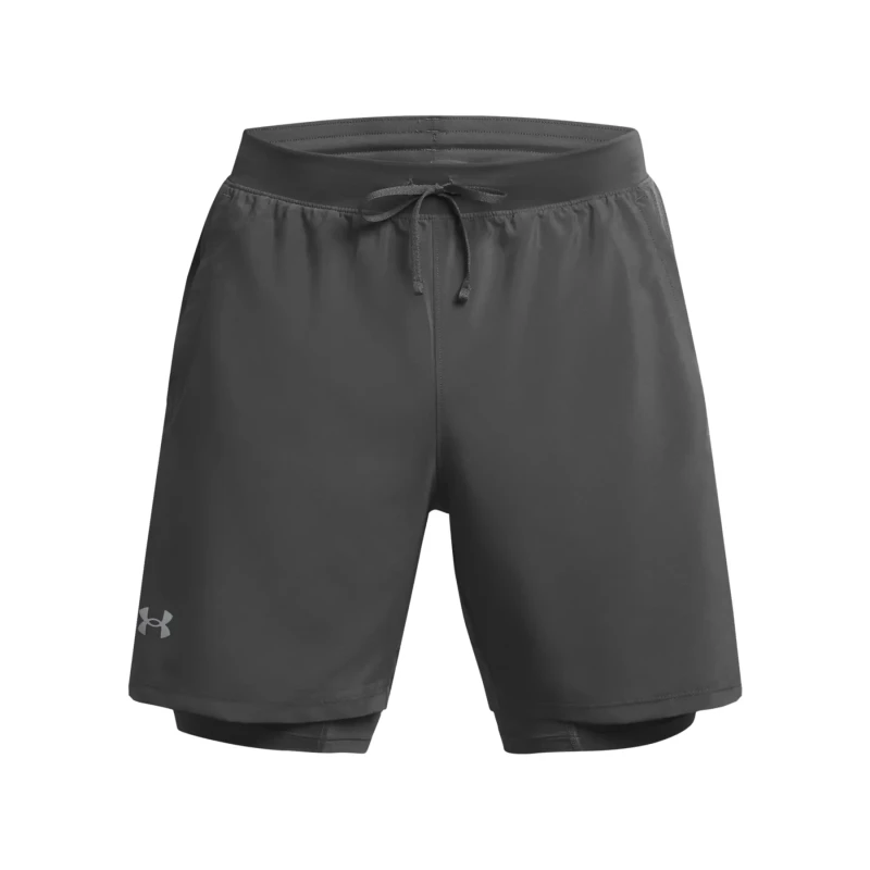 Image of 2 in 1 shorts Under Armour Launch 7" Noir Male M