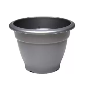 Image of Round Bell Pot in Black - 38cm