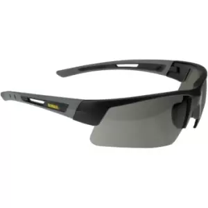Image of DEWALT Crosscut Safety Glasses in Smoke Rubber