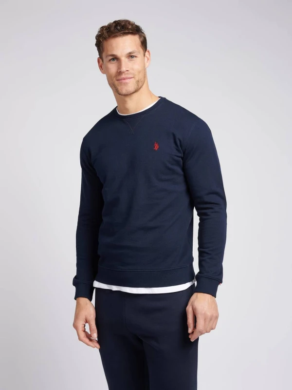 Image of U.S. POLO ASSN. Classic Fit Double Horsemen Sweatshirt Dark Navy