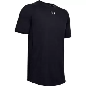 Image of Under Armour Charged Cotton Short Sleeve T Shirt Mens - Black