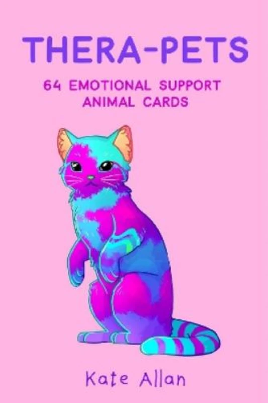 Image of Thera-pets : 64 Emotional Support Animal Cards (Affirmations Cards for Anxiety, Art Therapy, Card Games) Cards