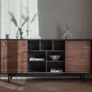 Image of Turlock Large Sideboard, Black Black