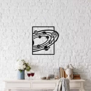 Image of Milkway Black Decorative Metal Wall Accessory